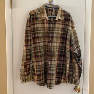 Arrow Plaid Shirt XL Button Long Sleeve